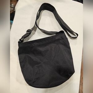 Eddie Bauer Black Nylon Adjustable Unisex Crossbody Bag